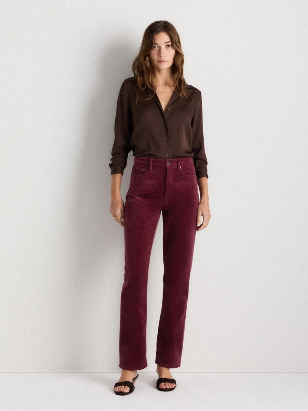 NWT Burgundy Corduroy Pants